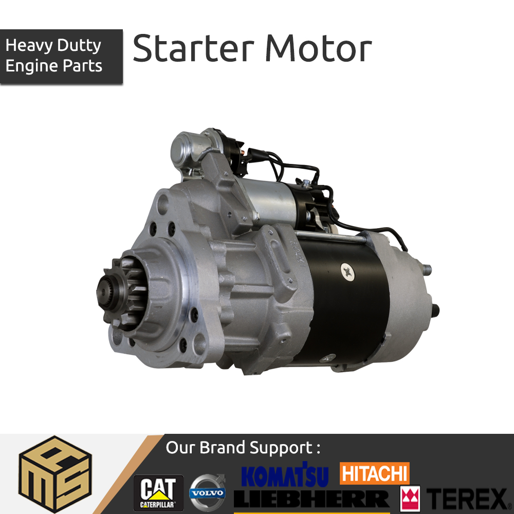 starter motor excavator alat berat