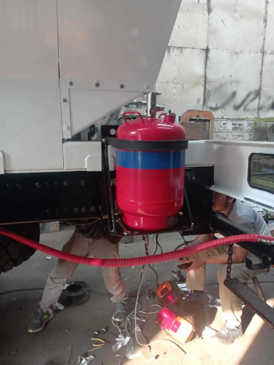 Fire Suppression System pada Alat Berat